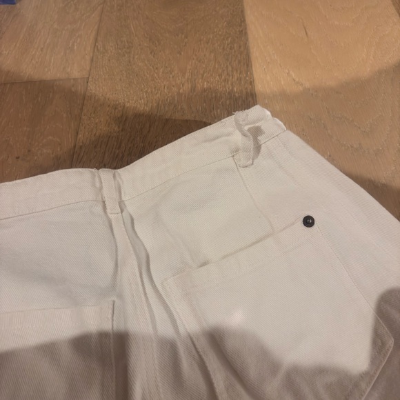 Altar'd State White Barrel Jeans - Picture 7 of 8